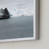 "form of ice #1" - Art Print in Glacier white by Van Tsao - Frame Close-up