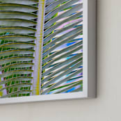 "View Between The Lines" - Art Print in Verde De Palma by Jonathan Brooks - Frame Close-up