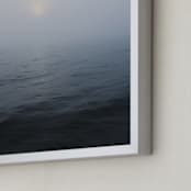 "On the Water" - Art Print in Periwinkle Blue by OLIVIA JOY ST.CLAIRE - Frame Close-up