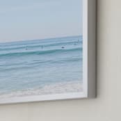 "Todos Santos X" - Art Print in Baja Blue by Lindsay Ferraris Photography - Frame Close-up