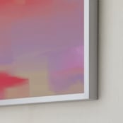 "Spiritual Realms" - Art Print in Opera Mauve by Artsy Canvas Girl Designs - Frame Close-up