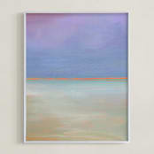 "Lavender Edge" - Art Print in Lavender by BROOK PAGE - Framed
