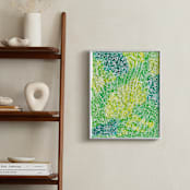 "Forest textures" - Art Print in Forest green by Kanika Mathur - In a Room