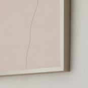"Joseph" - Art Print in Vintage Taupe by jinseikou - Frame Close-up