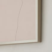 "Joseph" - Art Print in Vintage Taupe by jinseikou - Frame Close-up