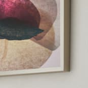 "la floraison" - Art Print in Rose by Karen Kardatzke - Frame Close-up