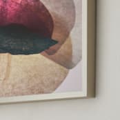 "la floraison" - Art Print in Rose by Karen Kardatzke - Frame Close-up