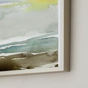 "Sunset Fade No 1" - Art Print in Mist by Kelly Ventura - Frame Close-up