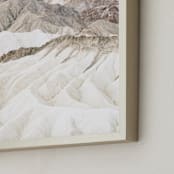 "white canyon 3" - Art Print in cream by Kamala Nahas - Frame Close-up