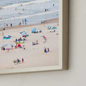 "Stinson Beach" - Art Print in Waves by Colette Peri - Frame Close-up