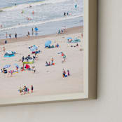 "Stinson Beach" - Art Print in Waves by Colette Peri - Frame Close-up