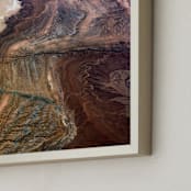 "Earth Poetry" - Art Print in Colorado Earth  by Elena Kulikova - Frame Close-up