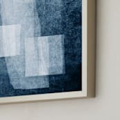 "Sealed Memories" - Art Print in Misty Indigo by Debra Pruskowski - Frame Close-up