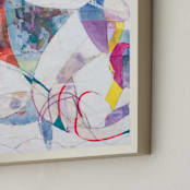 "Find the Magic" - Art Print in Lavender by Erin McCluskey Wheeler - Frame Close-up