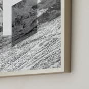 "Mountain View" - Art Print in rock by Sumak Studio - Frame Close-up
