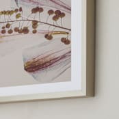 "Delicate Petal" - Art Print in Vintage by Karen Kardatzke - Frame Close-up