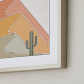 "Gradual Desert" - Art Print in Desert by Dana Beckwith - Frame Close-up