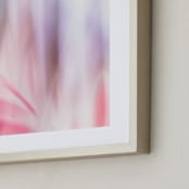 "abstract palms II" - Art Print in berry by Kamala Nahas - Frame Close-up