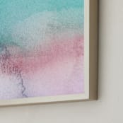 "Fantasia" - Art Print in Aqua by Artsy Canvas Girl Designs - Frame Close-up