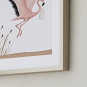 "Over the fields " - Art Print in morganite by Maja Cunningham - Frame Close-up