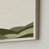 "Meadow Winds" - Art Print in Moonlit Cream by Black Botanic - Frame Close-up