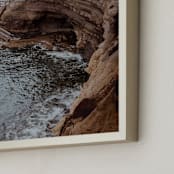"Leashless" - Art Print in Rust by LindseyErin - Frame Close-up