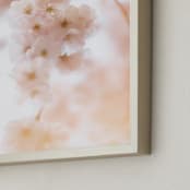 "Spring Cherry Bloom No. 3" - Art Print in Warm Peach by Jacquelyn Sloane Siklos - Frame Close-up