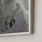 "All That Jazz" - Art Print in smokey grey by Camille Pietrow - Frame Close-up