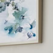 "Fluorite" - Art Print in Fluorite Teal by Stephanie Ryan - Frame Close-up