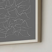 "Flock (Midnight)" - Art Print in Midnight by Yohaku Oshima - Frame Close-up