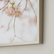 "Spring Cherry Blooms, No. 1" - Art Print in Warm Peach by Jacquelyn Sloane Siklos - Frame Close-up