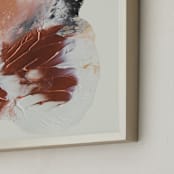 "florina 2" - Art Print in buff by Kamala Nahas - Frame Close-up