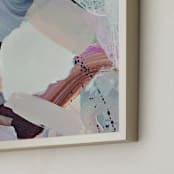 "Glory of Love II" - Art Print in Basic Blue by Cristina Marie - Frame Close-up