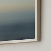 "My Maine Girl 2" - Art Print in Maine Blue by AMANDA LOMAX - Frame Close-up
