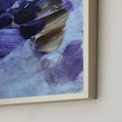 "Mauve Away" - Art Print in Mauve by Ana Sarah - Frame Close-up