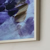 "Mauve Away" - Art Print in Mauve by Ana Sarah - Frame Close-up
