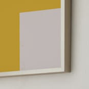 "Color Block No. 3" - Art Print in Dusky Pink by MinimalType - Frame Close-up