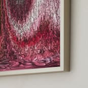 "Solar System Collection - Mars" - Art Print in Martian Red by Mariecor Agravante - Frame Close-up