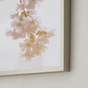 "Spring Cherry Bloom No. 2" - Art Print in Warm Peach by Jacquelyn Sloane Siklos - Frame Close-up