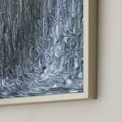 "Solar System Collection - Comet" - Art Print in Comet Silver Gray by Mariecor Agravante - Frame Close-up