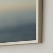 "My Maine Girl 1" - Art Print in Maine Blue by AMANDA LOMAX - Frame Close-up