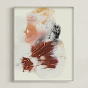 "florina 2" - Art Print in buff by Kamala Nahas - Framed
