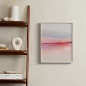 "Sailors Delight" - Art Print in Pink Skies by Karen Kardatzke - In a Room