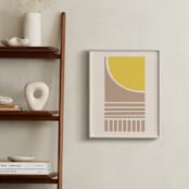 "Kirigami 8 (Tan)" - Art Print in Tan by Yohaku Oshima - In a Room