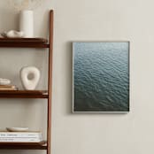 "Turquoise breath I" - Art Print in Turquoise by Lying on the grass - In a Room