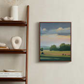 "Bright and Early 3" - Art Print in Field by Stephanie Goos Johnson - In a Room