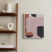 "Ava 1" - Art Print in Ginger Nutmeg by cyrille gulassa - In a Room
