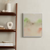 "A Secret Garden II" - Art Print in Beige by M Gloria Hunter - In a Room