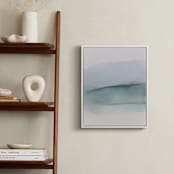 "Echo of a Memory 2" - Art Print in Soft Blue by Rebecca King - In a Room