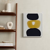 "New Dance" - Art Print in Ochre by Deborah Velasquez - In a Room